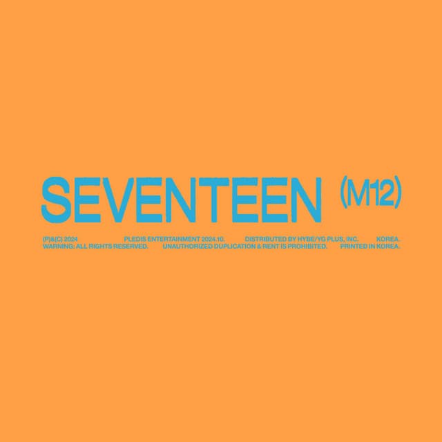 SEVENTEEN 12th Mini Album 'SPILL THE FEELS'